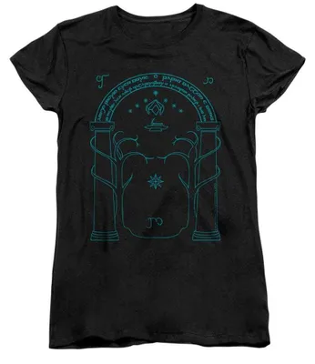 Produktbild von Lord Of The Rings - T-Shirt für Damen, Anliegend TV40891 (S) (Schwarz)
