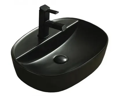 Produktbild von Mexen Iris Aufsatzwaschbecken 50 x 38 cm, Schwarz Matt - 21995085