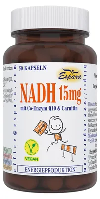 Obrázek produktu pro Espara NADH kapsle, 15 mg, 50 kusů