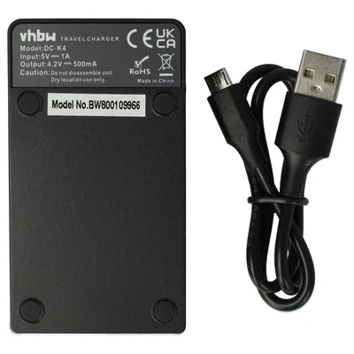 Produktbild von vhbw USB-C Ladegerät Ersatz für Olympus Li-70C für Kamera - Ladeschale + USB-C Kabel Ladeanzeige