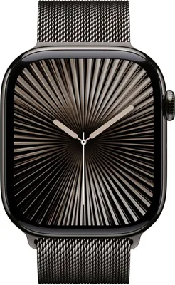 Obrázok produktu pre Apple Watch Series 10 GPS + Cellular, 46 mm titánové puzdro, s milánskym remienkom - S/M, farba:bridlicovo sivá