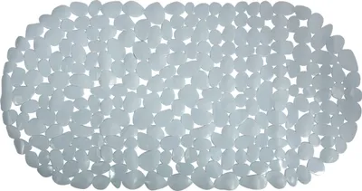 Produktbild von MSV Dusche/Bad rutschfeste Matte Badezimmer - pvc - grau - 35 x 68 cm