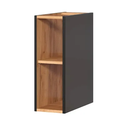 Zdjęcie produktu dla Szafka Pod Blat Łazienkowa 20 Cm Szary Kosmos Dąb Artisan Półki