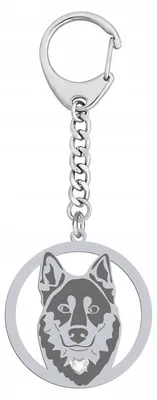 Produktbild von Mejk Jewellery Lapinporokoira Schlüsselanhänger Silber 925 Gravur