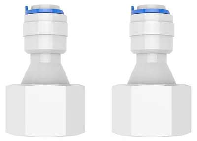 Adapter 1/2" IG auf 1/4" Schlauch, 2 Stück, für Wasserfilter