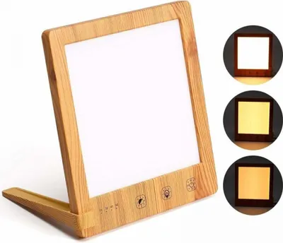 Produktbild von Lichttherapielampe, 10000 Lux LED-Therapielampe, Touch-Control-LED-Lampe für den Innenbereich, LED-Solarlampe für das Home Office, Timer