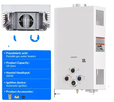 Produktbild von Gas-Wasserheizer, Sofortheizung, Sicherheitsmerkmale, OSRSQ-Weiß-18L-EU