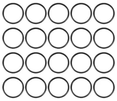 20 O-Ringe NBR 20,35 mm ID 1,78 mm Breite schwarz