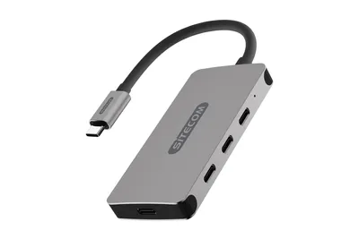 Image de Hub USB-C SITECOM à 4 ports avec alimentation USB-C