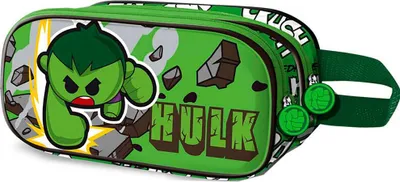 Obrázek produktu pro Karactermania The Avengers Hulk Greenmass Avengers Double Pencil Case One Size