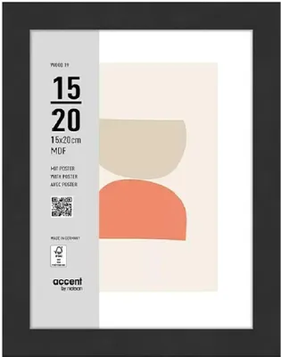 Produktbild von Nielsen 3217201 Bilderrahmen Wood 19 Schwarz 15x20 cm