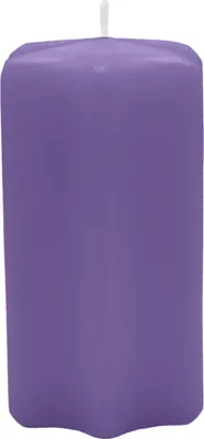 Produktbild von Sternkerzen Veilchen 100 x Ø 60 mm, 8 Stück
