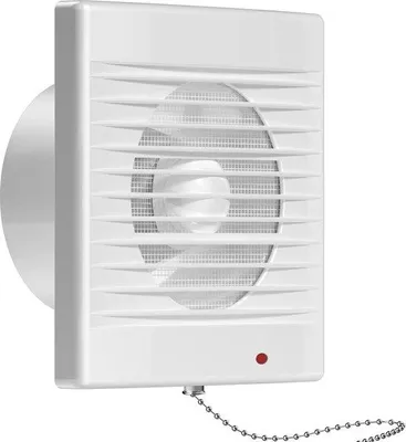 Obrázek produktu pro Odsavač 100 mm, černý – koupelnová digestoř s časovačem