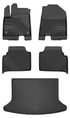 Obrázok produktu pre Autokoberce 3D TPE + vaňa kufra DryZone pre: Kia Niro EV I 2018-2022 SUV 5 ks