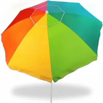 Produktbild von Dripio - Strandparasol - 220 cm - UV-Schutz - Belüftungsdach, KI-generiertes Bild