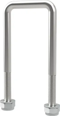 Immagine prodotto di Bullone a U M10 con dadi rimorchio per assistenza alle barche zincato SUPROD, M10, LW=51, LH=130 mm