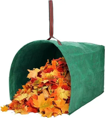 Produktbild von Famanu Gartenabfalltasche 150 Liter - Faltbare Abfallcontainer mit Handgriffen