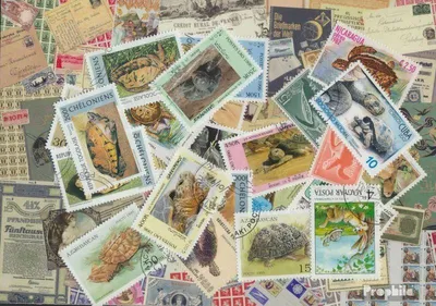 Produktbild von Briefmarken Motive 25 verschiedene Schildkröten Marken