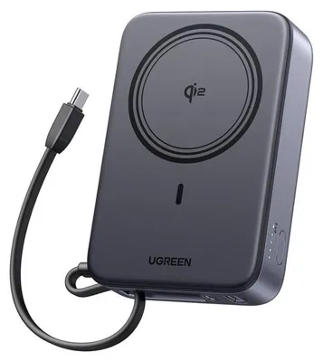 Obrázok produktu pre Ugreen PB567, 20000 mAh, Lítium polymér (lipo), Bezdrôtové nabíjanie, Šedá