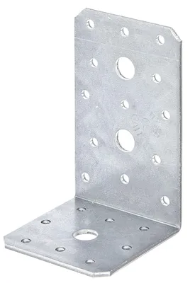 Zdjęcie produktu dla Alberts 834883 Łącznik kątowy, ocynkowany metodą Sendzimira, 100 x 60 x 60 mm, zestaw 50 sztuk