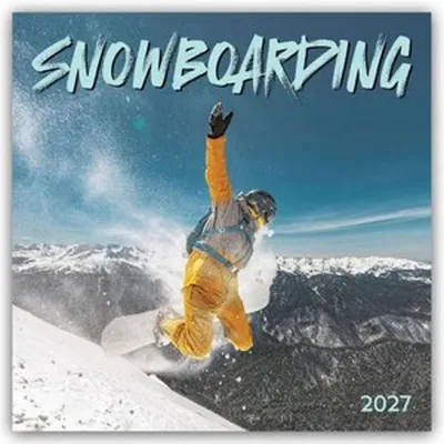 Obrázok produktu pre Kalendár na rok 2027 s motívom snowboardingu (16-mesačný)