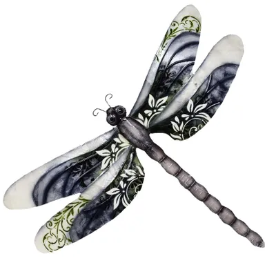 Produktbild von Wanddekoration Libelle zum aufhängen - Metallfigur, Dekofigur, Dekoration, Blech