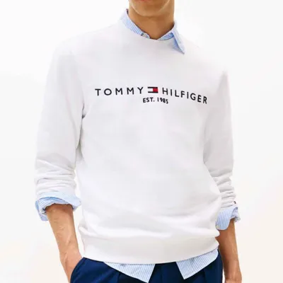 Zdjęcie produktu dla Tommy Hilfiger Tommy Logo Sweatshirt Biały