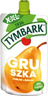 Zdjęcie produktu dla Tymbark Mus 100 % Z Owoców Gruszka Jabłko Banan 200 G