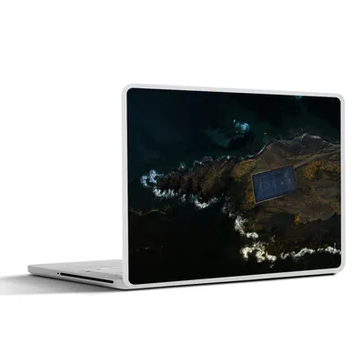 Produktbild von MuchoWow® Laptop Aufkleber Sticker Cover Sportplatz auf den Felsen 31x22.5 cm - Laptop-Deko