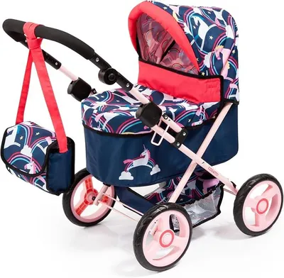 Produktbild von Silecomplaza Bayer Design Puppenwagen Trendy, mit Tasche, höhenverstellbarer Griff