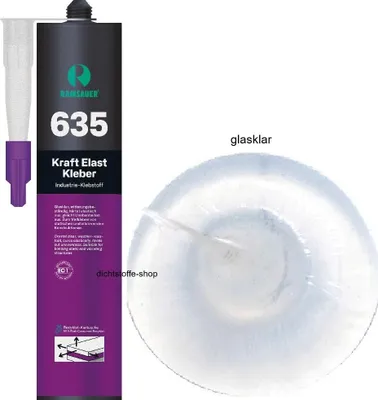 Produktbild von Ramsauer 635 Kraft Elast 1K Hybrid Kleber 300g Kartusche glasklar