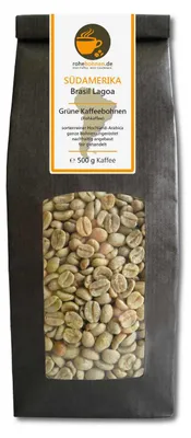 Obrázok produktu pre Surová káva Arabica Brasil Lagoa 500 g