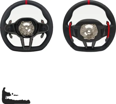 Obrázek produktu pro Volant, měkká kůže, individuální design, červený