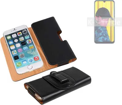 Produktbild von K-S-Trade Schützhülle Handyhülle kompatibel mit Huawei nova Lite 3 Holster Gürtel Tasche Schutzhülle Handy-Tasche Smartphone Case Seitentasche