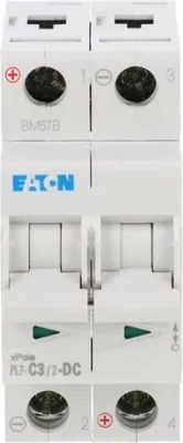 Produktbild von Leitungsschutzschalter 2P C 3A 10kA DC PL7-C3/2-DC 264897