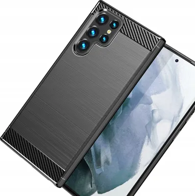 Obrázok produktu pre Karbónové puzdro Puzdro pre Samsung Galaxy S23 Ultra Black