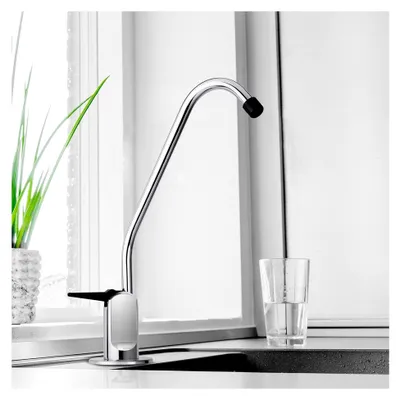 Produktbild von Umkehrosmose Wasserhahn, bleifrei für Osmoseanlagen, Trinkwasserhahn ohne Luftspalt, Chrom