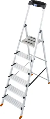 Produktbild von Krause 127242 Stufen-Stehleiter Sepuro 6 Stufen