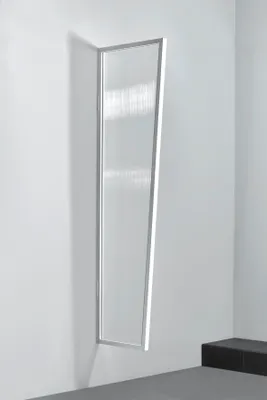 Produktbild von Gutte Seitenblende B1 weiß Polycarbonat klar