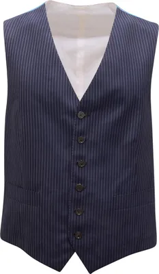 Imagen del producto de Chaleco de hombre Caruso, confeccionado en lana, color azul