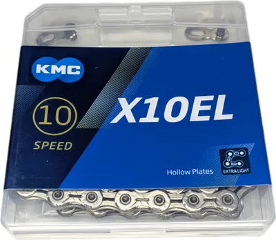 Produktbild von KMC X10EL Kette 114 Links 10-fach 1/2" x 11/128" Silber Fahrrad-Kette