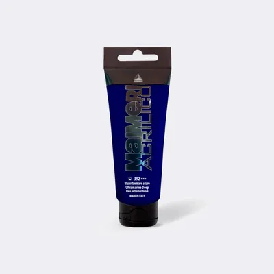 Obrázok produktu pre Akrylová farba Maimeri Acrilico 200 ml – rôzne odtiene - Ultrammarínová tmavá