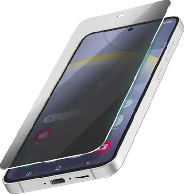 Image de Avizar, film en verre Galaxy S24 Plus avec protection de la confidentialité intégrée, transparent