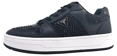 Immagine prodotto di Scarpe da ginnastica da donna Guess, modello stringato, colore nero, adatte al tempo libero