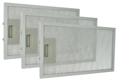 Produktbild von vhbw 3x Filter Metallfettfilter Ersatz für Klarstein 10032228 für Dunstabzugshaube, Aluminium