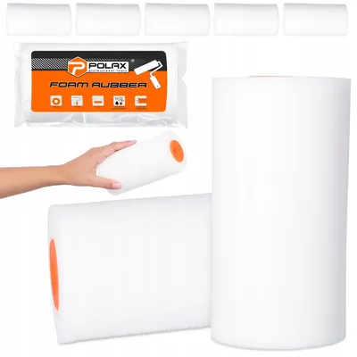 Produktbild von Polax Schaumstoff-Farbwalze 15 cm für Lacke und Farben