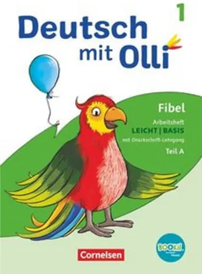 Zdjęcie produktu dla Deutsch mit Olli Erstlesen. 1. Schuljahr - Arbeitsheft Leicht / Basis inkl. Druckschrift-Lehrgang