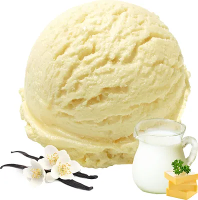 Zdjęcie produktu dla Waniliowe maślane lody wegańskie w proszku bez cukru, bez laktozy 1 kg