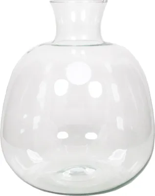 Produktbild von INNA-Glas Blumenvase ASUMINI aus Glas, klar, 28,5 cm, Ø 24,5 cm - Glasvase
