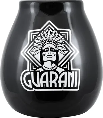 Obrázek produktu pro Keramický hrnek Guarani mate - černý - 350 ml